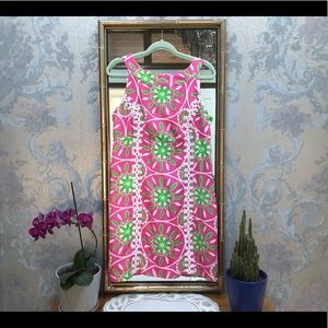 Lilly Pulitzer Green and Pink Colorful Dress